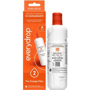 everydrop® by Whirlpool Ice and Water Refrigerator Filter 2, EDR2RXD1, Single-Pack