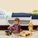 Munchkin Sleep Toddler Bed Rail, Fits Twin, Full and Queen Size Mattresses, Grey