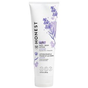 The Honest Company Hydrating Face Body Lotion, Fast Absorbing, Naturally Derived, Hypoallergenic, Lavender Calm, 8.5 fl oz