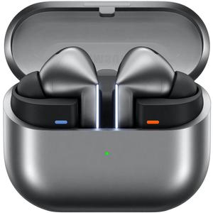 SAMSUNG Galaxy Buds3 Pro (2024, ANC) Water Resistant, AI Real-Time Language Interpreter, True Wireless Bluetooth 5.4 Earbuds, Hi-Fi, Noise Cancelling, Touch Control, International Model R630 (Silver)