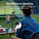 Tomat Pocket 3 Magnetic Mount Stand for DJI Osmo Pocket 3 Accessories Adapter Magnet Extension Suction Bracket Holder Vertical Surface, 180 Adjustable Handle with 1/4 Threaded