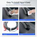 2 x 2Pcs Wiper Hole Cover Compatible with 2019-2025 Chevy Silverado GMC Sierra 1500 Windshield Wiper Pivot Guards Arm Hole Protection Cover Replacement for 2019-2025 Chevy Silverado Accessories