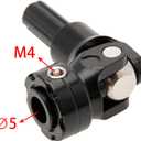 MEUS RACNIG 2pcs SCX10 Driveshafts for 1/10 RC Crawler Axial SCX10/Tamiya CCO1/Redcat Gen8 etc.. (75mm)