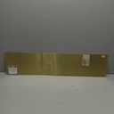 Prime-Line MP4618 Kick Plate, 8 In. x 34 In., Brite Brass on Aluminum Door Kick Plate (Single Pack)
