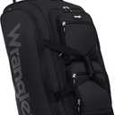 Wrangler Wesley Rolling Duffel Bag, Black, Large 30-Inch