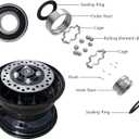 JMCHstore Front Rim Disc Hydraulic Brake Kit For Coleman BT200X CT200U-EX CT200U-EXR, Axis M200 Massimo Baja Trailmaster MB200 MB200S 196cc Viper Hisun 200cc Mini Bike