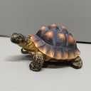 Sunthus Turtle Tortoise Sculptures Garden Statues Yard Art Resin Decorations Outdoor Garden Decor,  Size: Dimensions Approx. 6.7"Wx4.3"Dx3.3"H.