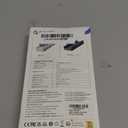 ORICO USB Hub 3.2, Clamp USB-Hub with Extra Power Supply Port, 10Gbps Aluminum 5-Port USB Extender with 2 USB-A 3.2 Ports, USB-C 3.2, SD/TF Card Reader 3.0, USB-3.2 Splitter for Monitor, Desk