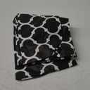 Smiry Rectangle Picnic Table Cover, Waterproof Elastic Fitted Camping Tablecloths for 4 Foot Tables, Wipeable Flannel Backed Vinyl Tablecloth Protector for Indoor, Outdoor (Black, 24x48 Inches)