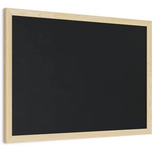 U Brands Chalkboard, 18" x 24" Inches, Light Birch Wood Frame (310U00-01)