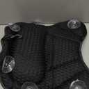 Bath Pillow RUVINCE Ergonomic Luxury Bathtub Pillow with Head,Neck, Shoulder and Back Support, 4D Bath Pillows for tub with 6 Powerful Suction Cups, Fits All Bathtub, Spa Tub, Hot Jacuzzi (Black)