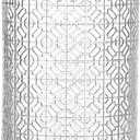 Vintage Glass Jars with Wooden Lids, 34 oz Airtight Glass Food Storage Containers Sets for the Kitchen, Sugar Candy Coffee Cookie Tea Spice Pasta ((34oz)Window flower)