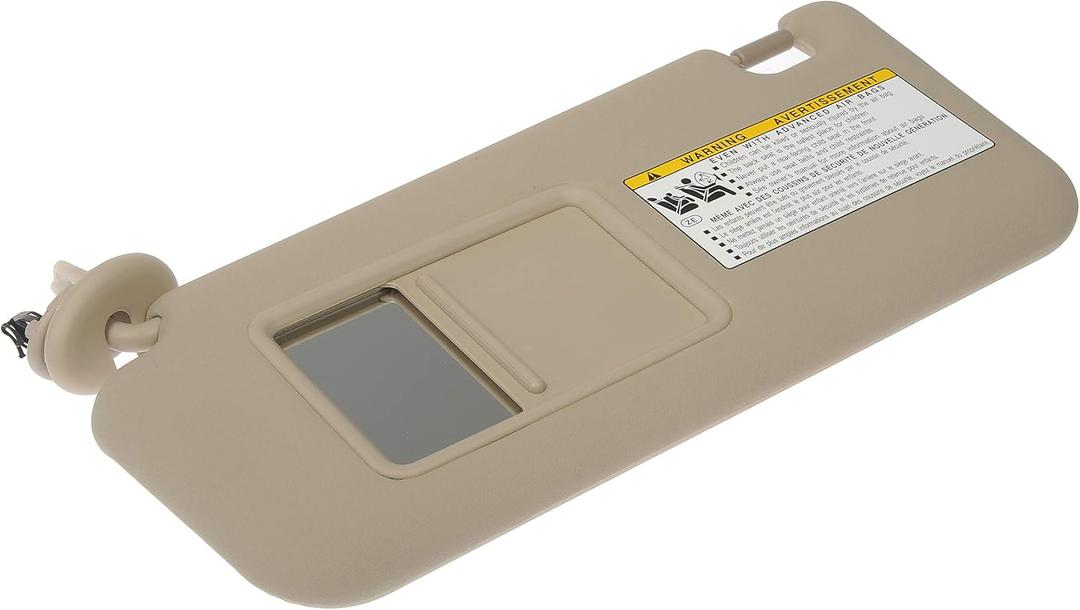 Dorman 74200 Driver Side Sun Visor Compatible with Select Toyota Models, Beige, 2 Pack