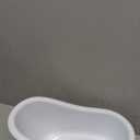 Bathtub Soap Dish Decor, Used As Bathroom Soap Dish Container, Makeup Accessories/Jewelry Organizer, Planter Pot, Doll& Hamster Shower Bathtub, for Candy, Small Toy, Kitchen Sponge Holder Box (Large)