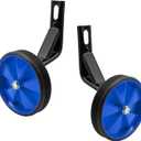 Pair of Black Bicycle Auxiliary Wheel Children's Bicycle Accessories,Training Wheels Kids Bike Children Training Bike Wheel
