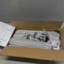 Industrial Pipe Shelf Brackets Wall Mount, Open Black Pipe Shelving for Kitchen,Floating Shelf Brackets Mount,Open Bookshelf Brackets for Shelves,Wall Shelves 12 Inch Deep,(2PcsX3Tier,32" Tall)