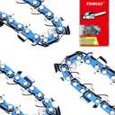 14 Inch Chainsaw Chain 3 Pack,050" Gauge, 3/8" Low Profile Pitch, 50 Drive Links Pole Saw Chain,Compatible with STIHL, MCCULLOCH, REMINGTON and More,S50