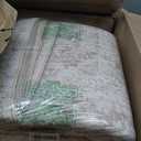 Soalmost Washable Area Rug 8x12 Large Soft Living Room Rugs Blue/Ivory