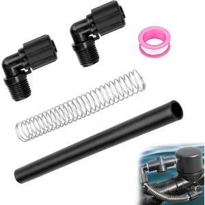 Pool Chlorinator Parts Kit – Compatible with Pentair Rainbow 320/322, Replaces R172272 R172091 R171097 – Includes 2x 1/2" NPT 90° Tube Connector + 5/8" OD Flexible PVC Tube + Support Spring