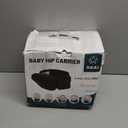 HKAI Baby Carrier Hip Seat, Moms Choice Award Winner, Advanced Large Capacity Pocket with Adjustable Waistband, Shock Absorption Hip Seat Surface for Newborns & Toddlers (Black)