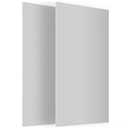 2Pack 6061 T651 Aluminum Sheet Metal 6" x 12" x 1/16"(0.06) Flat Plain Thin Aluminum Plate Covered with Protective Film, 1.5mm Heat Treatable Rectangle Aluminum Metal Plate for Crafting, lndustry