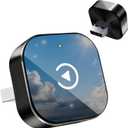 Wireless CarPlay Adapter 2026 Upgrade - Small Size, Fast Stable Connection, Plug-and-Play for iPhone iOS & Android Devices