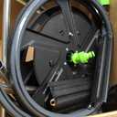 Random Colors Garden Hose Reel Cart, Holds 75-150 Feet of 5/8-Inch Hose, Portable Hose Reel Cart With Wheels,Adjustable Handrail, Quick Hose Connector