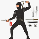 Morph Ninja Costume Kids, Boys Ninja Costume with Accessories, Ninjago Costumes Boys, Kids Dress Up Costumes Large