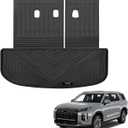 Custom for 2020-2025 Hyundai Palisade Cargo Mats Trunk Liner with 3rd Rear Seat Backrest Mat All Weather TPE Protection Mat Accessories (for 2020-2025 Hyundai Palisade)