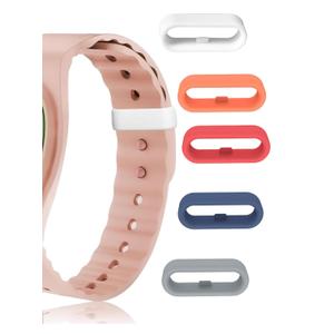Multi-Color Band Keeper, Magic band locks, Silicone Fastener Rings Security Loop/Holder/Clips Compatible with Fitbit Charge/Charge HR/Garmin Vivofit/Disney Magic Bands 1.0/2.0 & More