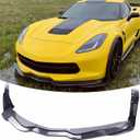 Front Bumper Lip Splitter Spoiler Fit for Chevy Corvette C7 2014-2019 Accessories 1LT/ 2LT/ 3LT/ Z06/ Z51/ Stingray/Grand Sport, Carbon Fiber Style 4pcs Air Chin Body Kit