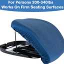 Carex Upeasy Seat Assist Plus - Portable Self-Powered Lifting Seat Cushion for Chairs, 70% Weight Support up to 340 lbs. - Lift Assist for Seniors and Mobility Support