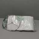 20.25" Small Single Table Lamp for Bedroom Modern Ceramic Nightstand Lamp Farmhouse Bedside Lamp Boho Living Room End Side Table Lamp, Green