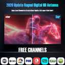 TV Antenna for Smart TV Indoor,TV Antenna for Local Channels,Support 4K 1080p with Signal Booster Antenna TV Digital HD Indoor & Outdoor-Cylindrical Antenna