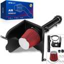 KAX Air Intake Kit, Cold Air Intake Pipe Kit Replacement for Tacoma 2005-2011 V6 4.0L, RED