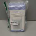 Honeydak 2 Pcs Flat Water Bottle 13oz Plastic Flask for Liquor Slim Square Bottles Portable Travel Mug Pocket Flask for Outdoor Sports (Black)