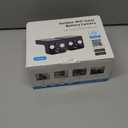 Solar Security Cameras Wireless Outdoor 2K Battery Powered AI Motion Detection 2-Way Talk Color Night Vision WiFi Waterproof SD/Cloud Storage Non-stop Solar Panel Camera Outdoor Wireless 2-Pack (Black)