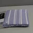 Twin XL Size 3 Piece Sheet Set - Comfy Breathable & Cooling Bed Sheets Set - Hotel Luxury Bedding for Women, Men, Kids, Teens, Boys & Girls - Deep Pockets and Wrinkle Free - Oeko-Tex - Blue Stripes 3