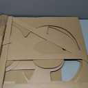 Briwooody 32 Inch Large Number Stencil Kit - Reusable Pavement & Cake Stencils for Parking Lot & Equipment Spray Painting