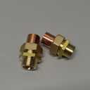 2 Pack 3/4" C x MIP LF Brass Pipe Union Sweat to Male Iron Threaded Copper Fitting for HVAC Hot Cold Water Agricultural Irrigation Building Fire Protection Machine Instrumentation Pump Valve