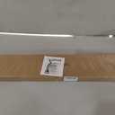 No Drill Cordless Vinyl Mini Blinds,White,29.5" W x 72" H