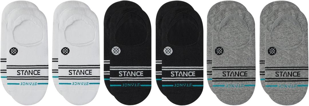 Stance Vital No Show Sock 6-Pack for Men and Women (Medium, Multicolor)