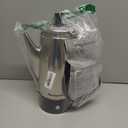 Elite Gourmet 12-Cup Electric Coffee Percolator, Dishwasher Safe Stainless-Steel Filter, Lid & Tube, Keep Warm, 360 Swivel Base Cord-less Serving, Stainless-Steel (Black)