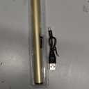 REIDEA Candle Lighter Electronic Arc Windproof Flameless USB Rechargeable Lighter with Safe Button for Home Kitchen, S4, Champagne Gold