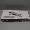 Gramercy Adjustable Mandoline Food Slicer, Mandoline Slicer for Kitchen, Mandolin, Potato, Tomato, Carrot, Vegetable, Fruit and Onion Cutter - Stainless Steel - INCLUDING 1 Pair Cut-Resistant Gloves (PRO Black, Black PRO)