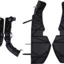 Left and Right Front Bumper Support Brackets for Dodge Challenger 2015 2016 2017 2018 2019 2020 2021 2022 Bumper Support Bracket Cover Retainer Driver & Passenger Side 68024342AA 68024343AA 68259546AA