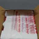 Reli. Plastic Bags Thank You (1050 Count) | White Grocery Bags with Handles | Shopping (Plastic), 1050 Bags of 11.5"x6.5"x21" Size