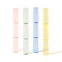 TOSSWARE POP 9oz Flute - Color Series SET OF 12, Premium Quality, Recyclable, Unbreakable & Crystal Clear Plastic Champagne Glasses