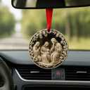 Christmas Ornament 2025  Acrylic Holy Family Ornament, Religious Christian Christmas Decor, Jesus Nativity Ornament for Tree, Unique Religious for Family & Friends (Nativity)