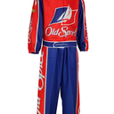 Mens Ricky Bobby Costume Talladega Nights Cosplay Racing Full Outfits Set (X-Large, My20233-4)